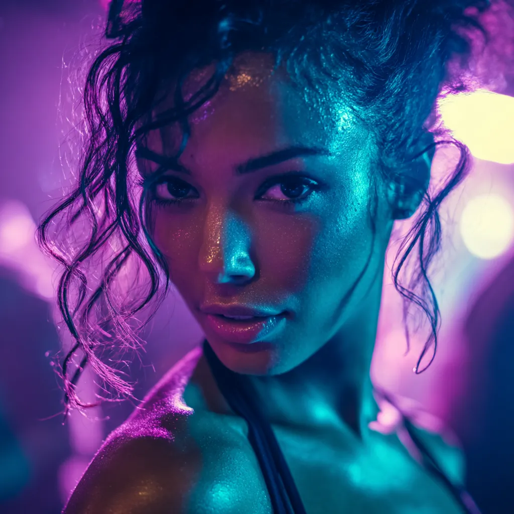 Ruby, the featured Flirt AI companion, in a warm playful portrait